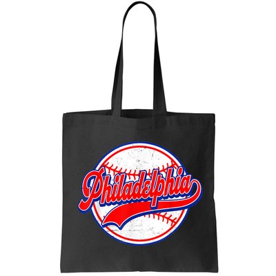Vintage Philadelphia Cityscape Baseball Lover Wos Bag