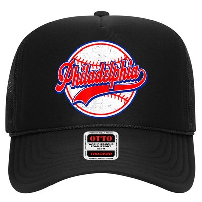 Vintage Philadelphia Cityscape Baseball Lover Wos Hat
