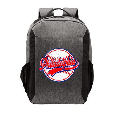 Vintage Philadelphia Cityscape Baseball Lover Wos Vector Backpack