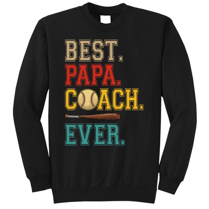 Vintage Papa Coach Ever Costume Baseball Player Coach Sweatshirt