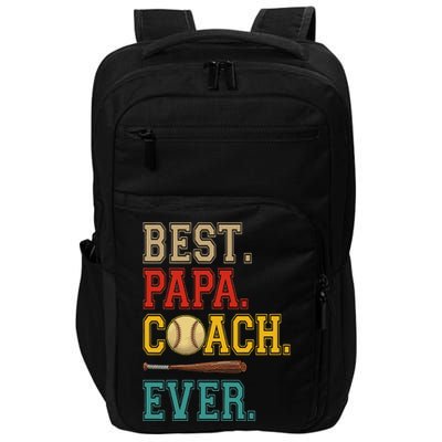 Vintage Papa Coach Ever Costume Baseball Player Coach Impact Tech Backpack