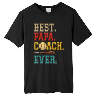 Vintage Papa Coach Ever Costume Baseball Player Coach Tall Fusion ChromaSoft Performance T-Shirt