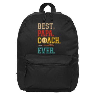 Vintage Papa Coach Ever Costume Baseball Player Coach 16 in Basic Backpack