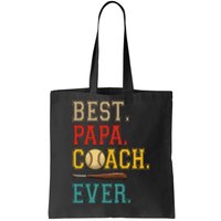 Vintage Papa Coach Ever Costume Baseball Player Coach Tote Bag