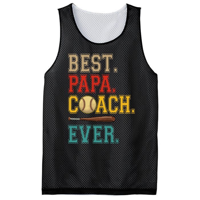 Vintage Papa Coach Ever Costume Baseball Player Coach Mesh Reversible Basketball Jersey Tank