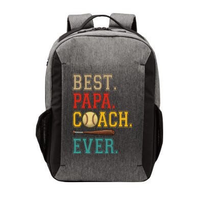 Vintage Papa Coach Ever Costume Baseball Player Coach Vector Backpack