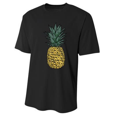 Vintage Pineapple, Cute fruit Food Clothing, Pajama Performance Sprint T-Shirt