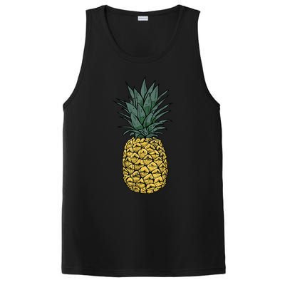 Vintage Pineapple, Cute fruit Food Clothing, Pajama PosiCharge Competitor Tank