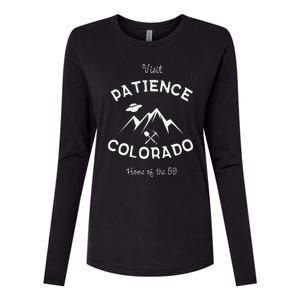 Visit Patience Colorado Womens Cotton Relaxed Long Sleeve T-Shirt