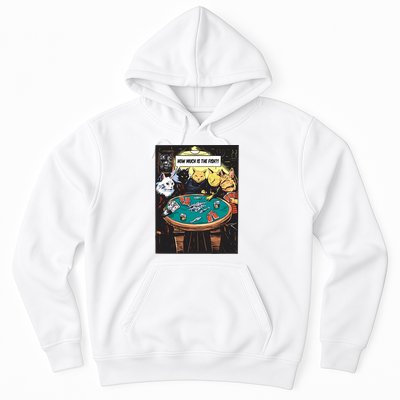 Vintage Poker Cats Hoodie