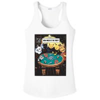 Vintage Poker Cats Ladies PosiCharge Competitor Racerback Tank