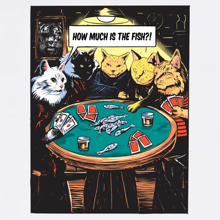 Vintage Poker Cats Womens Tank Top