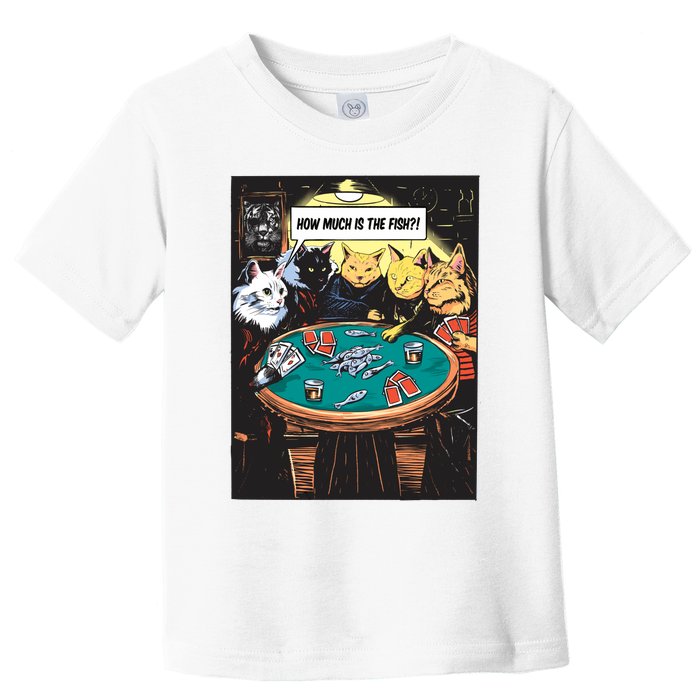 Vintage Poker Cats Toddler T-Shirt