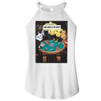 Vintage Poker Cats Women's Perfect Tri Rocker Tank