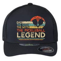 Vintage Pickleball Dad The Man The Myth The Legend Flexfit Unipanel Trucker Cap