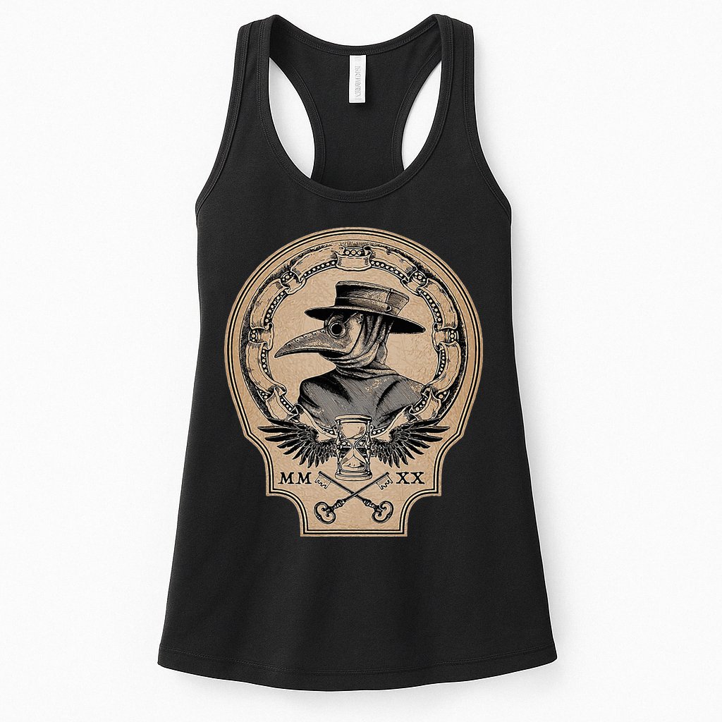 Vintage Plague Doctor Womens Tank Top