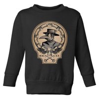 Vintage Plague Doctor Toddler Sweatshirt