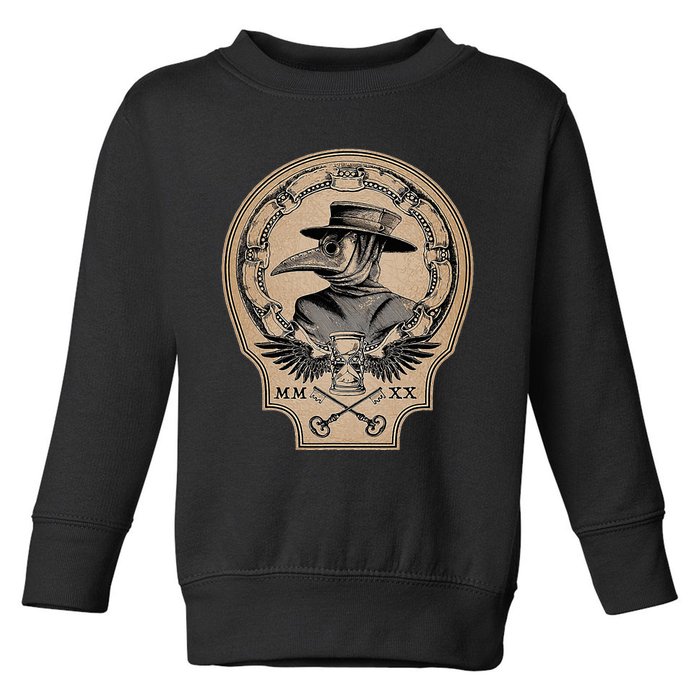 Vintage Plague Doctor Toddler Sweatshirt