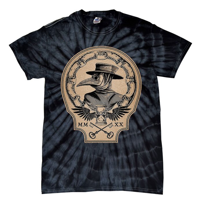 Vintage Plague Doctor Tie-Dye T-Shirt