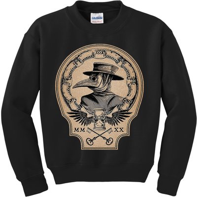 Vintage Plague Doctor Kids Sweatshirt