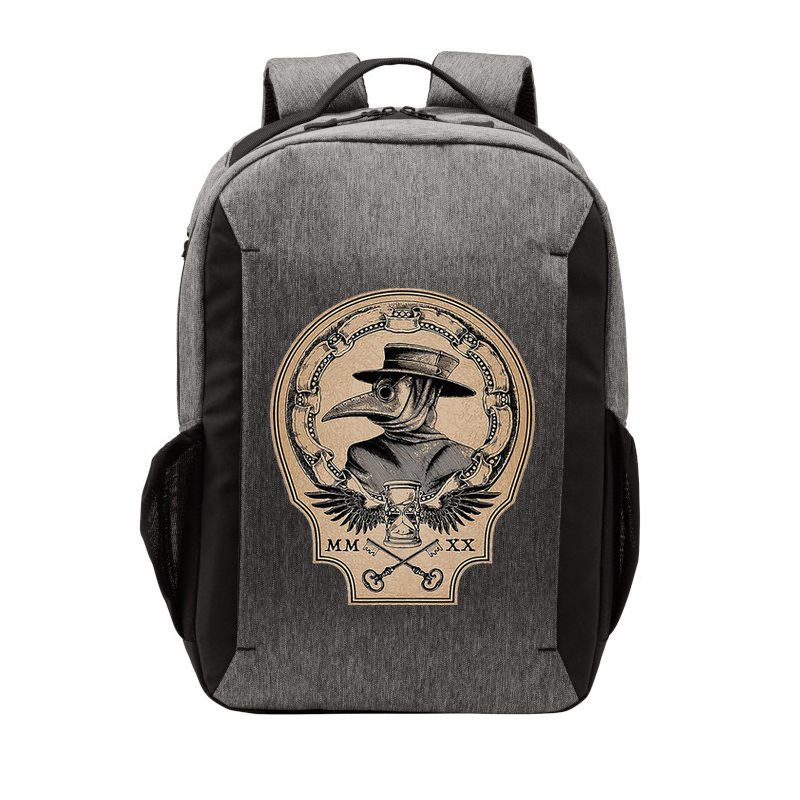 Vintage Plague Doctor Vector Backpack