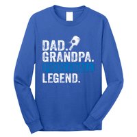 Vintage Pickleball Dad Grandpa Pickleball Legend Fathers Day Gift Long Sleeve Shirt