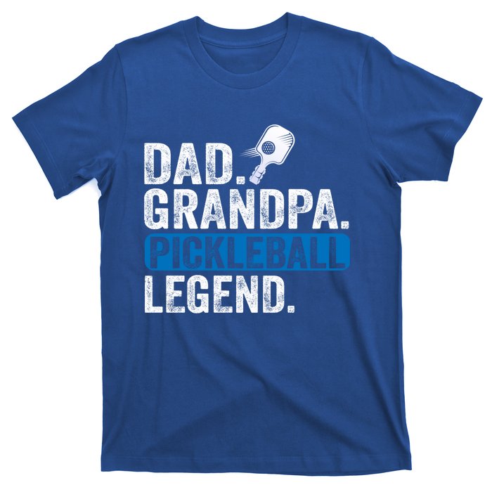 Vintage Pickleball Dad Grandpa Pickleball Legend Fathers Day Gift T-Shirt