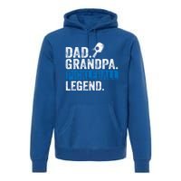 Vintage Pickleball Dad Grandpa Pickleball Legend Fathers Day Gift Premium Hoodie