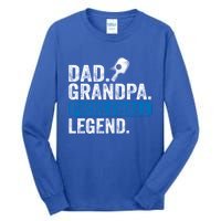 Vintage Pickleball Dad Grandpa Pickleball Legend Fathers Day Gift Tall Long Sleeve T-Shirt