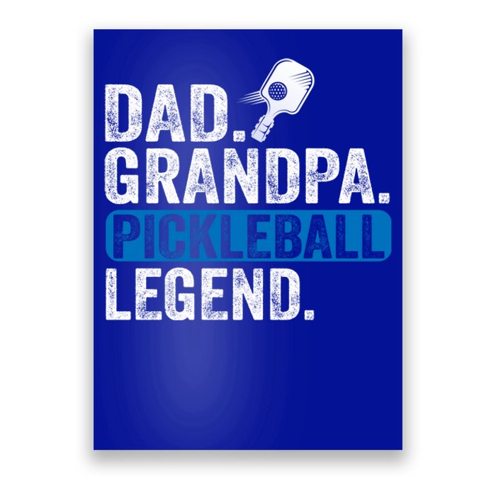 Vintage Pickleball Dad Grandpa Pickleball Legend Fathers Day Gift Poster