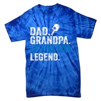 Vintage Pickleball Dad Grandpa Pickleball Legend Fathers Day Gift Tie-Dye T-Shirt