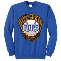 Vintage Pops Dad Funny Baseball Lover Fathers Day Great Gift Sweatshirt