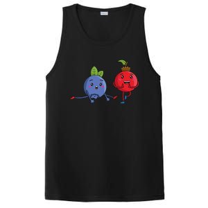 Veggie Power Dancing Berries Funny Berries Berries Gift PosiCharge Competitor Tank