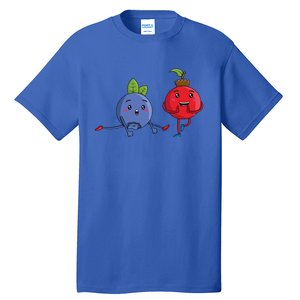 Veggie Power Dancing Berries Funny Berries Berries Gift Tall T-Shirt