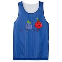 Veggie Power Dancing Berries Funny Berries Berries Gift Mesh Reversible Basketball Jersey Tank