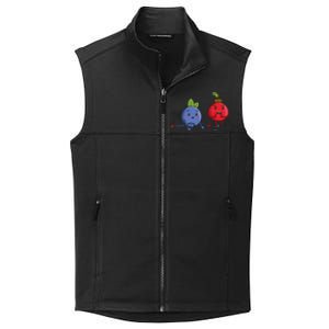 Veggie Power Dancing Berries Funny Berries Berries Gift Collective Smooth Fleece Vest