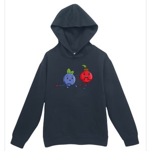 Veggie Power Dancing Berries Funny Berries Berries Gift Urban Pullover Hoodie