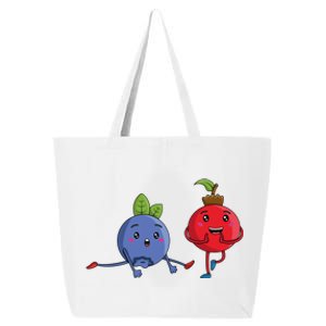 Veggie Power Dancing Berries Funny Berries Berries Gift 25L Jumbo Tote