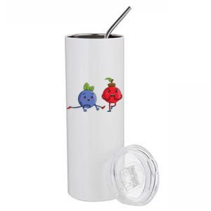 Veggie Power Dancing Berries Funny Berries Berries Gift Stainless Steel Tumbler