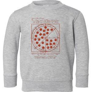 Vitruvian Pizza Da Vinci Funny Movie Reference Toddler Sweatshirt