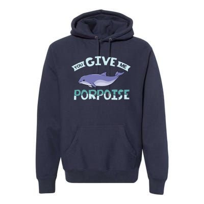 Vaquita Porpoise Dolphin Marine Biologist Premium Hoodie