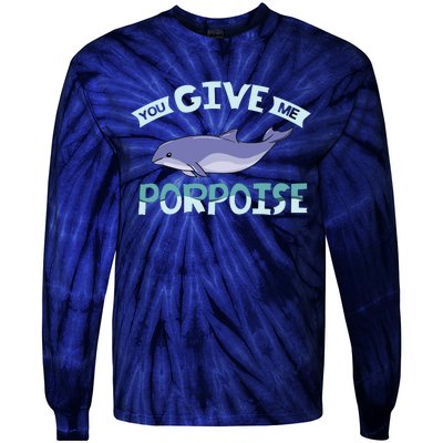 Vaquita Porpoise Dolphin Marine Biologist Tie-Dye Long Sleeve Shirt