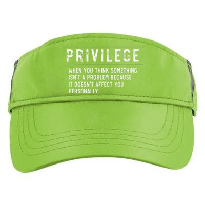 vintage Privilege Definition Civil Rights Equality Adult Drive Performance Visor