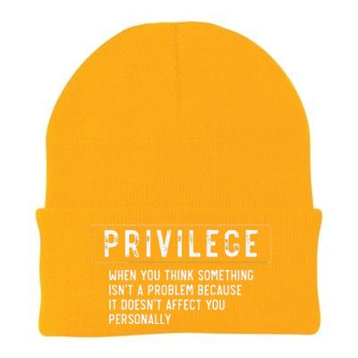 vintage Privilege Definition Civil Rights Equality Knit Cap Winter Beanie