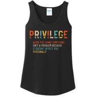 vintage Privilege Definition Civil Rights Equality Ladies Essential Tank