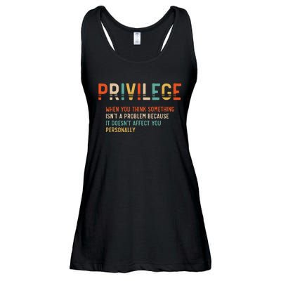 vintage Privilege Definition Civil Rights Equality Ladies Essential Flowy Tank