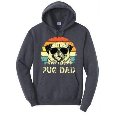 Vintage Pug Dad Dog Lovers Fathers Day Tee Tall Hoodie