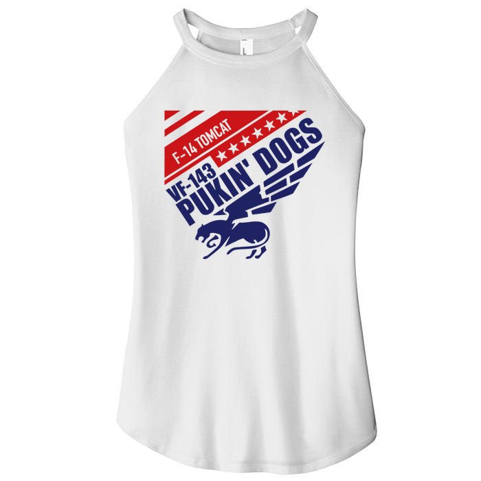 Vf143 Pukin Dogs F14 Tomcat Squadron Women’s Perfect Tri Rocker Tank