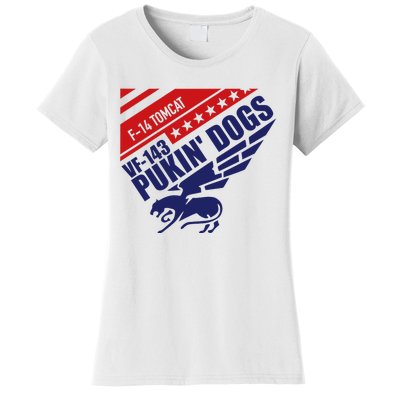 Vf143 Pukin Dogs F14 Tomcat Squadron Women's T-Shirt