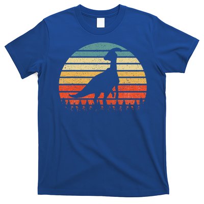 Vintage Parasaurolophus Dinosaurus Sunset Retro T-Shirt